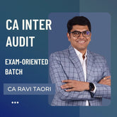 CA Inter Audit | Exam-Oriented Batch by CA Ravi Taori | For Jan 26 Exams